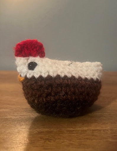 Silly Chicken Keychain
