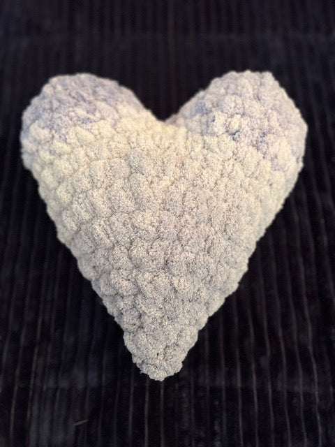 Fluffy Heart Pillow