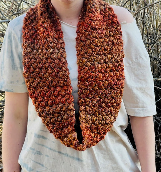 Coffee Bean Infinity Scarf
