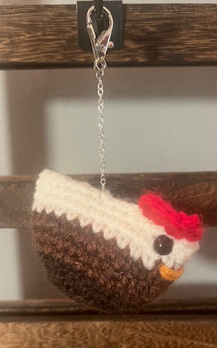 Silly Chicken Keychain